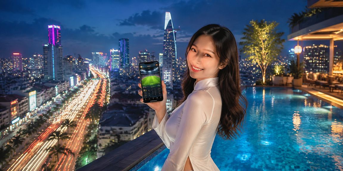 Phụ nữ mặc áo dài tại TP. Hồ Chí Minh sử dụng nền tảng cá cược thể thao trực tuyến